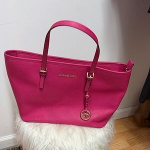 Michael Kors Fuchsia Tote Bag